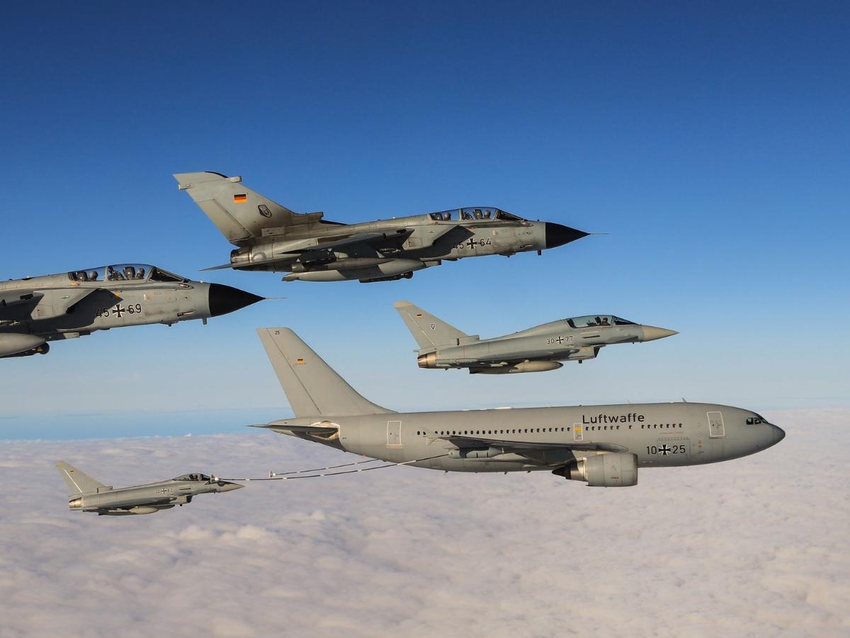 Flugzeuge in der Luft