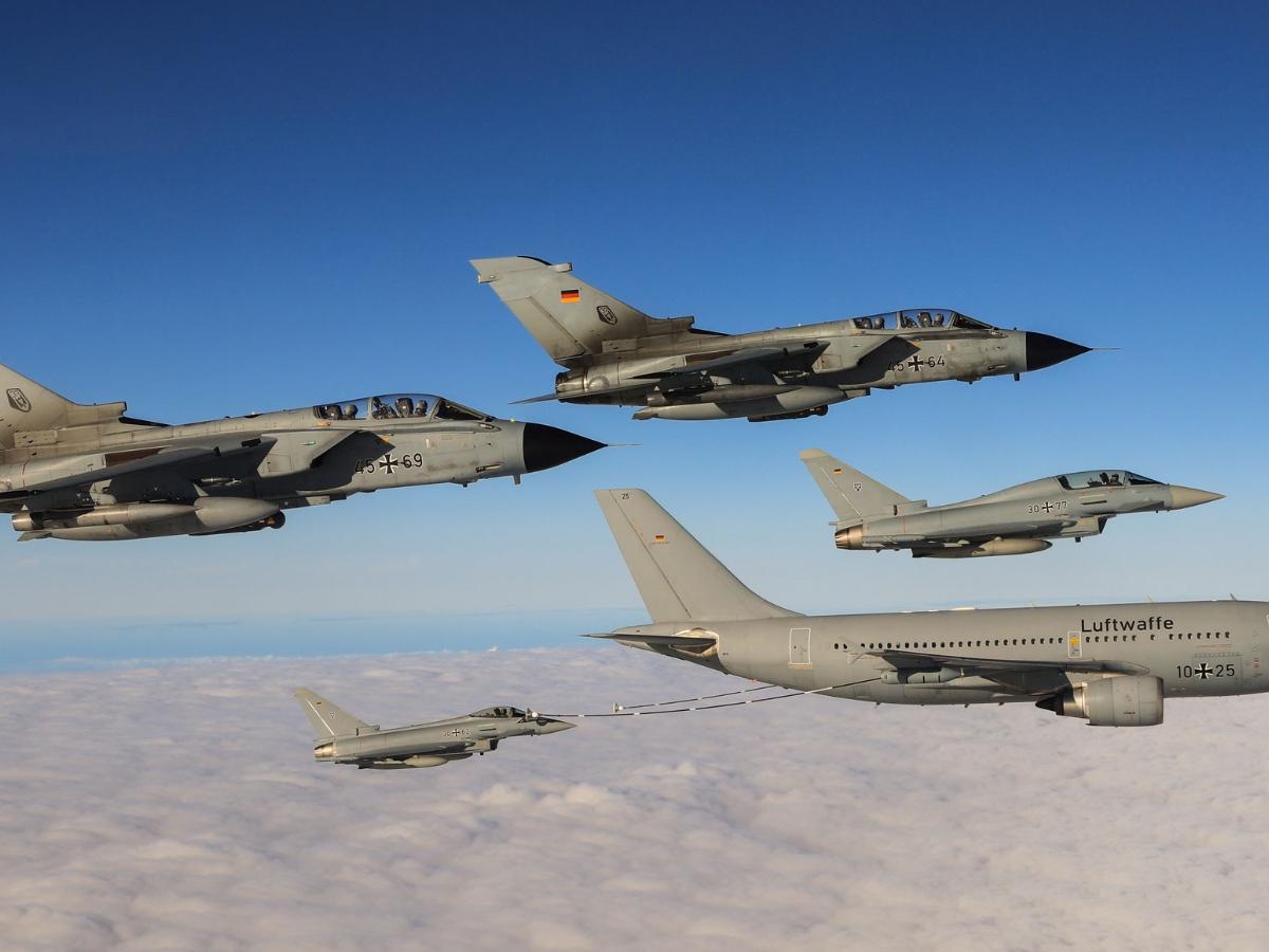 Flugzeuge in der Luft