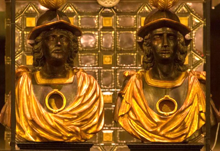 Reliquienbüsten der Bonner Stadtpatrone Cassius und Florentius