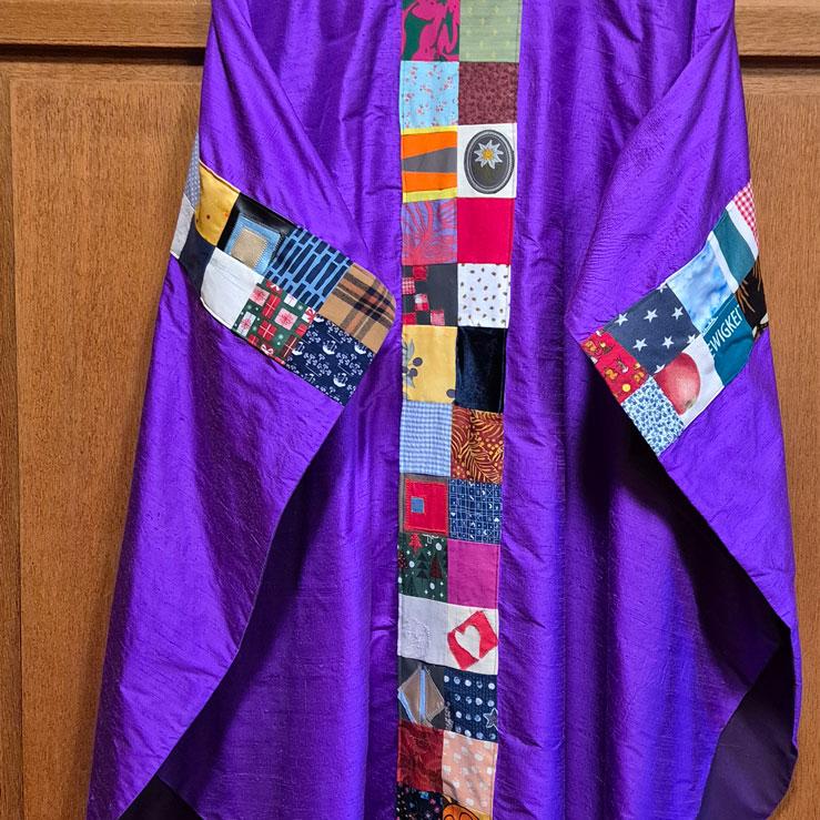 Patchwork-Messgewand zum Advent 2025