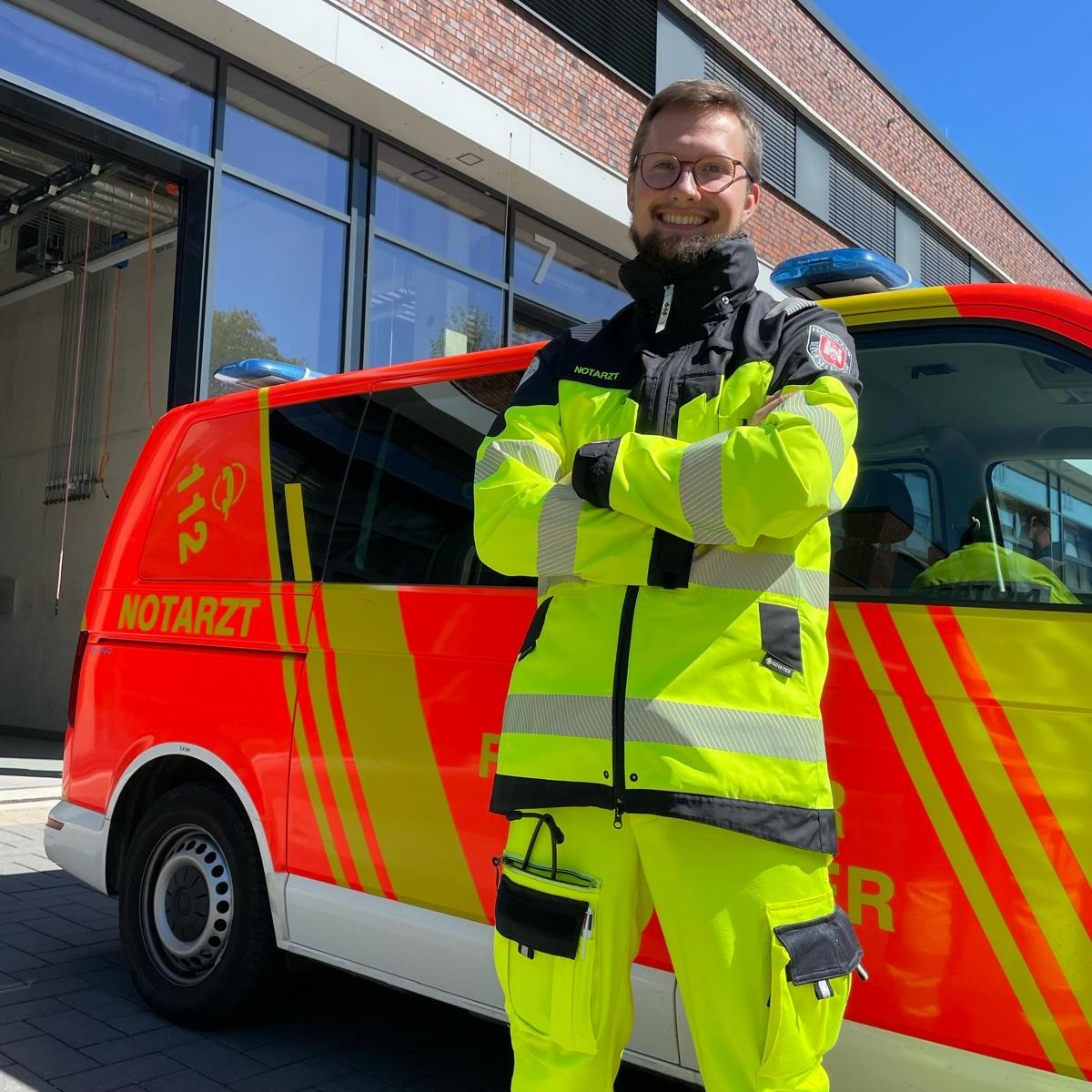 Julius Zimmermann im Einsatz Outfit