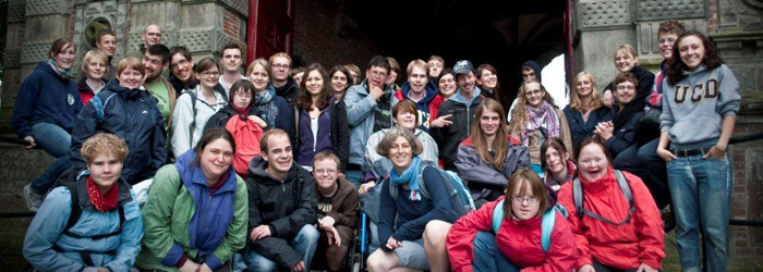 Gruppenfoto Brücke-Krücke-Fahrt