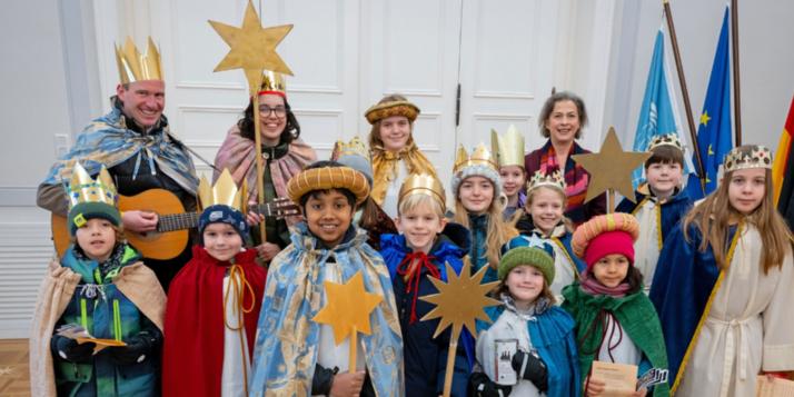 Sternsinger-Besuch im Alten Rathaus Bonn 2026
