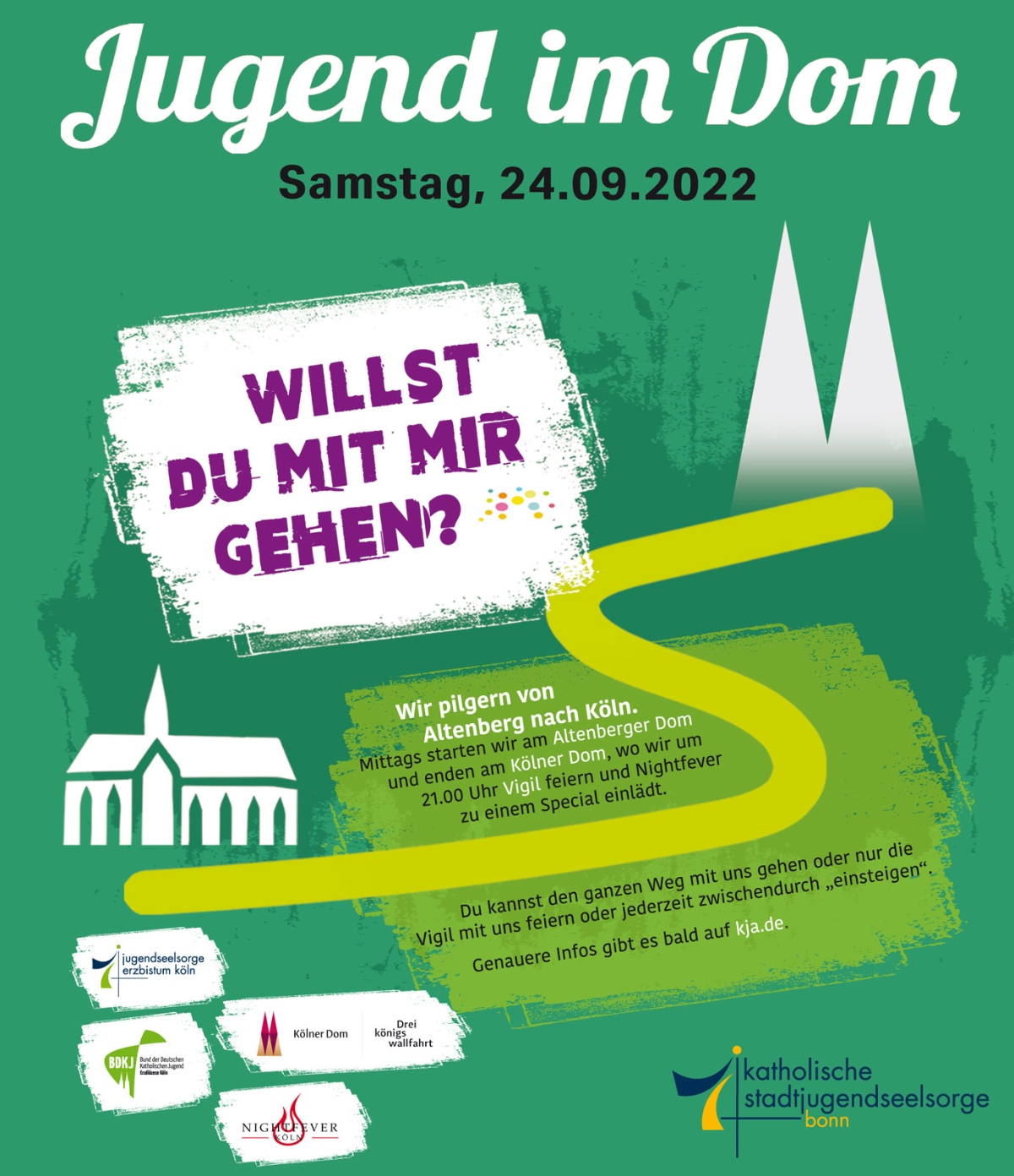 Plakat: Willst Du mit mir gehen?