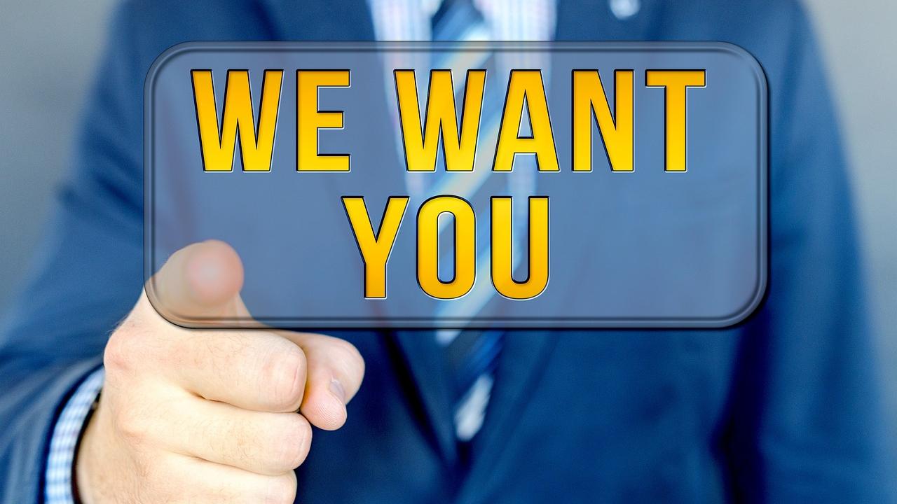 Stellenausschreibung: We want you