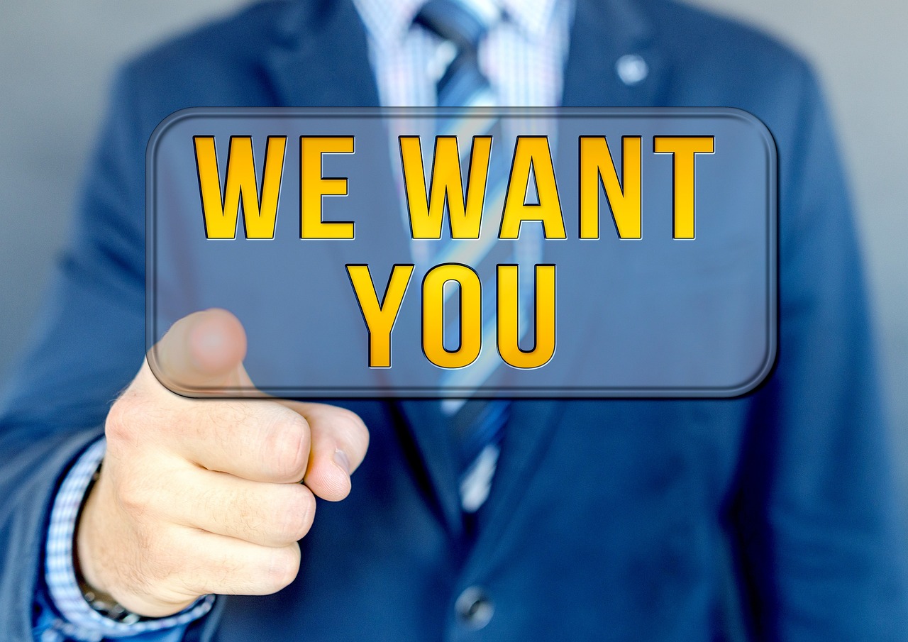 Stellenausschreibung: We want you