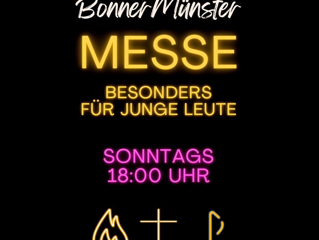 Messe besonders für junge Leute am Bonner Münster