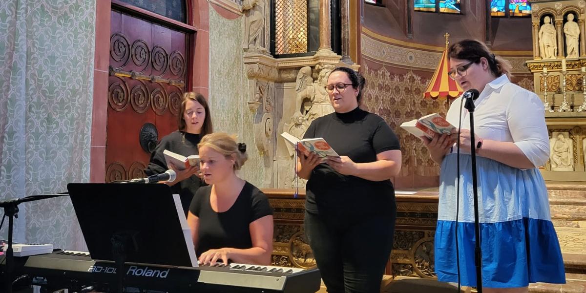 Band im Bonner Münster