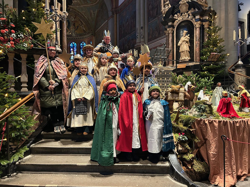 Sternsinger-Besuch im Alten Rathaus Bonn 2026