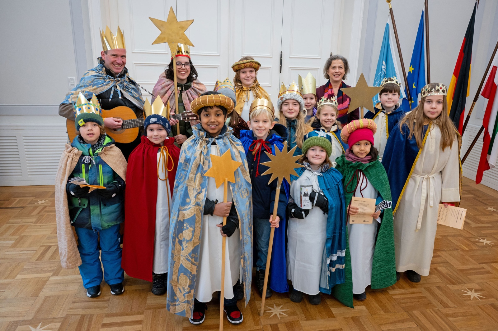 Sternsinger-Besuch im Alten Rathaus Bonn 2026