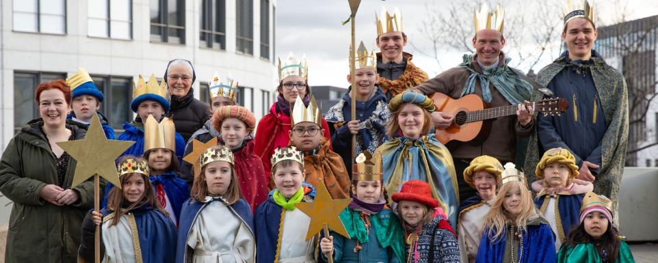 Sternsinger bei Oberbürgermeisterin Katja Dörner